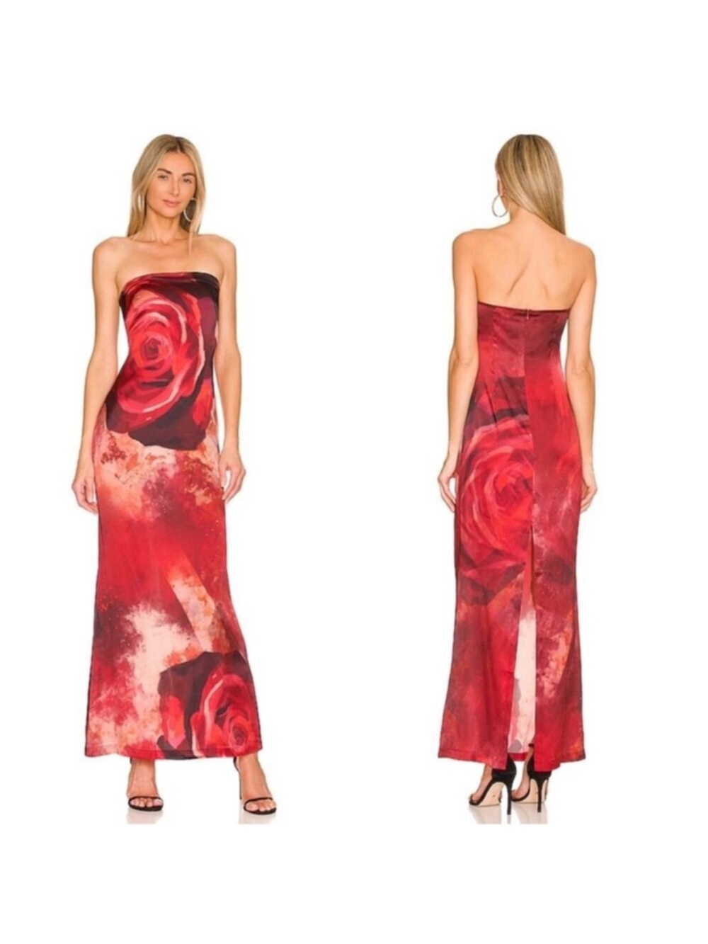 Kim Shui Revolve silk floral rose maxi